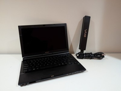 Sony VAIO VGN-TZ160C Laptop Tested + Original AC Adapter Win 7 2GB Ram Rare