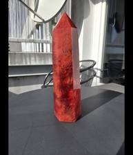 FEUERQUARZ OBELISK ROT XXL