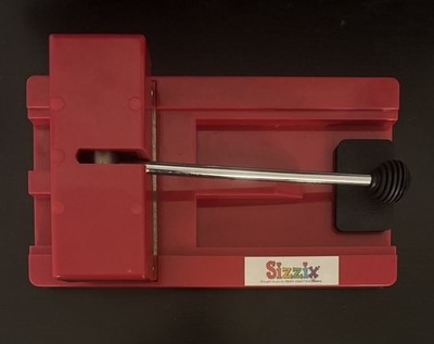 Sizzix Provo Craft Red Personal Die Cutter Press Machine Original Scrapbooking