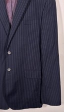 Chemise Homme Créateur Nicole Farhi - Taille L Lilas/gris - 100% Coton Brodée - Neuf Avec étiquettes