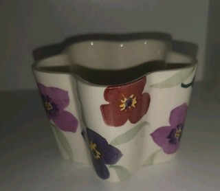 Rare EMMA BRIDGEWATER Wallflowers candle holder dish pot only displayed vgc
