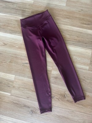 Lululemon Wunder Under SmoothCover HR Tight 25'' Burgundy Women's Size 4 NWOT