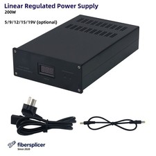 PW07 Ultra-low Noise 200W Linear Regulated Power Supply Dual-channel Output -new