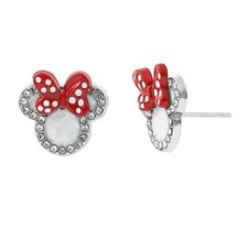 Super Cute Mickey Minnie Kouse Faux Pearl Disney Jewelry Earrings Jewelry