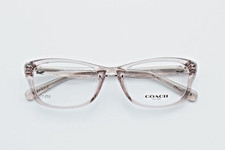NEW COACH HC 6164U 5575 Pink Crystal 53-18-140 Eyeglass Frames w/Coach Case