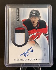 2021-22 UD The Cup Hockey Alexander Holtz Rookie Patch AUTO /249 RPA RC
