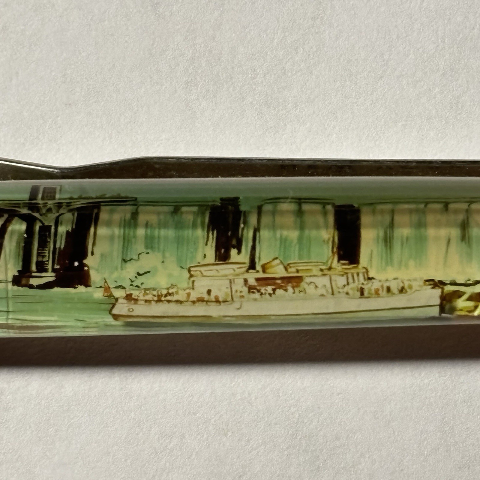 Niagara Falls New York Canada Floaty Pen Ferry Tour Boat Moves Vintage Collect