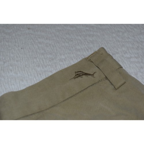 Tommy Bahama Hawaiian Style Silk Blend Pants Mens Size 38 x 28 Tan FLAT Front - Picture 4 of 6