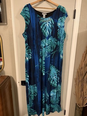 chinese dress ladies Catherines Women's Plus Size Anywear Reversible Crisscross V-Neck Maxi Dress
