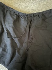 H&M Linen Blend Shorts Size XL Black