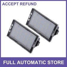 2pcs White Led License Plate Light Xfc500040 For Land Rover Lr2 Lr3 Lr4 08-16