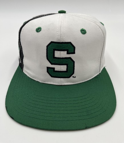 NWOT Vintage Michigan State Spartans Sports Specialties Snapback Hat Cap NCAA