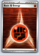 BASIC FIGHTING ENERGY 022 SCARLET & VIOLET ENERGIES POKEMON REVERSE HOLO