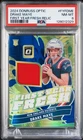2024 PANINI DONRUSS OPTIC FIRST YEAR FRESH RELIC #FYFDME DRAKE MAYE RC PSA 8