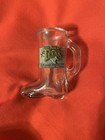 2 Shot Glasses With Metal Emblem Destination American Ellis Island & Texas Boot — photo 3