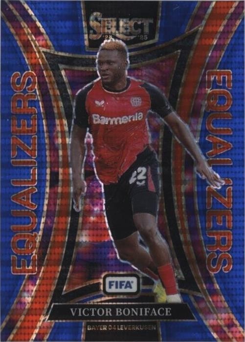 2024-25 Panini Select Fifa - Equalizers Victor Boniface #15 Blue