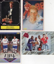 4 - Different ERIC LINDROS Hockey Cards From early 1990's