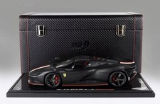 1:18 BBR FERRARI DAYTONA SP3 ICONA LECLERC MATT BLACK NO MR AMALGAM PEAKO 02/10