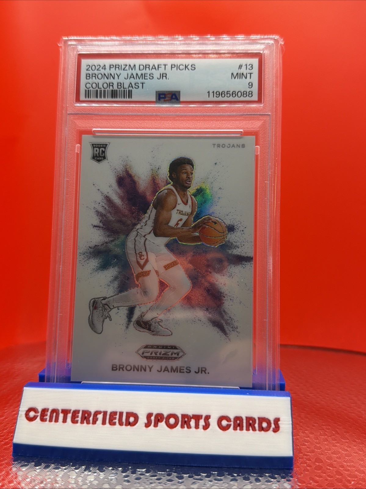 2024 Panini Prizm Draft Picks - Color Blast Bronny James #13 (RC)