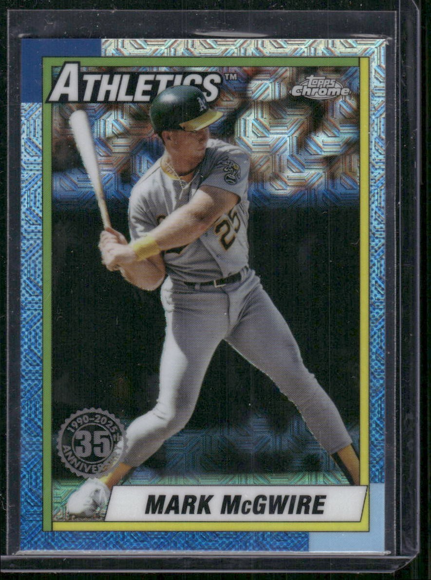2025 Topps Series 1 - 1990 Topps Chrome Silver Pack #T90C-52 Mark McGwire 1