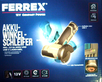 12V Akku Winkelschleifer Ferrex® Inkl. Akku & Ladekabel+Neu Und Ovp+