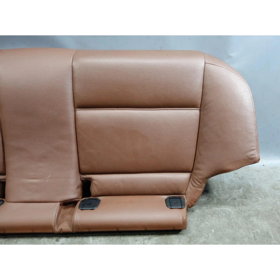 BMW E90 Serie 3 E91 2006-2008 4 puertas asiento trasero de fábrica parte inferior cuero Terra OEM Foto 4 de 4
