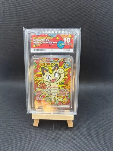 Meowth Ex Special Illustration Rare 121/088 ACE 10