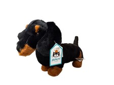 Jellycat Freddie Sausage Dog 11" Black Brown Dachshund Plush with Tags