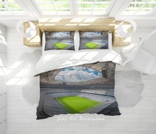 Image of 3D Stadium Bayern Munich Quilt Cover Set Bedding Sets Pillowcases 190