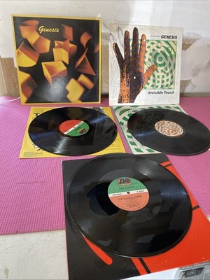Genesis Invisible Touch Self Titled 1983 Phil Collins Don t Lose my Number Vinyl