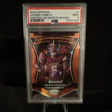 2024 Panini Certified - Certified Rookies Orange Mirror #4 Jayden Daniels /149  