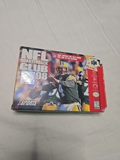 NFL Quarterback Club 98 N64 Nintendo 64 Authentic With Damaged Box And Manual