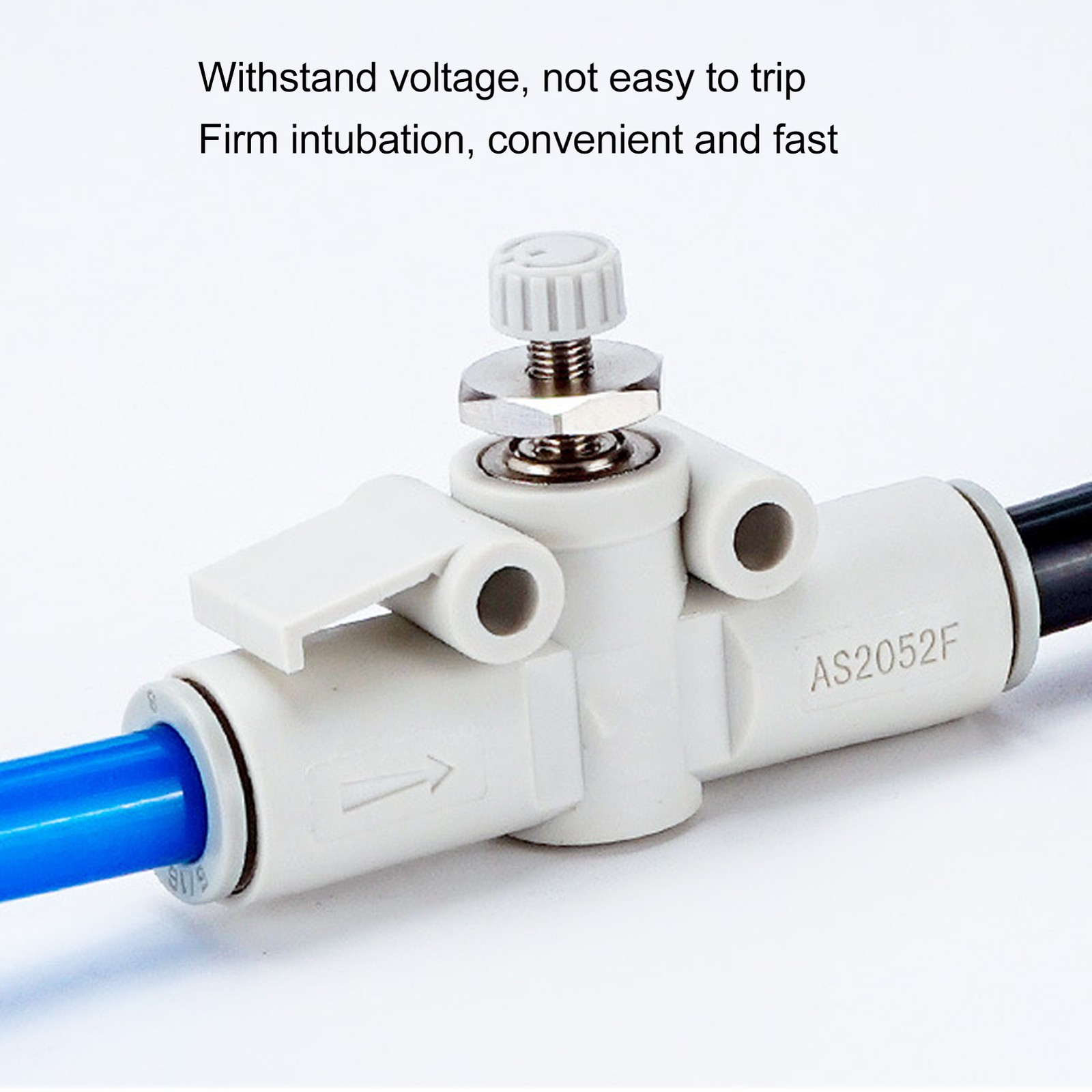 5Pcs Throttle Valve Od Hose Fittings Straight Through For Speed Joint Diameter