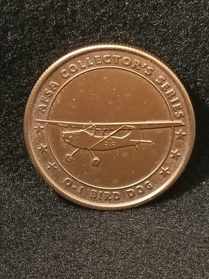 O-1 Bird Dog Air Force Sergeants Association Collectors Coin A.F.S.A