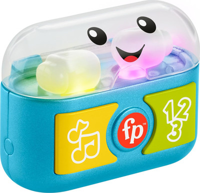 Baby & Toddler Toy Laugh & Learn Play along Ear Buds with Music Lights & Fine Mo