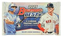 (1x PACK) Topps 2025 Bowmans Best Baseball Hobby PACK