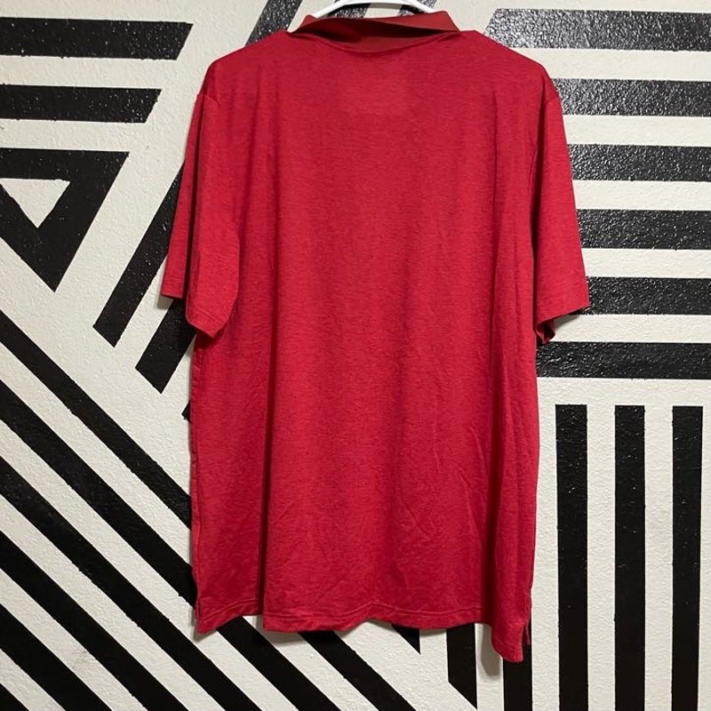 Nike Jordan Oklahoma Sooners Men's Red Polo Shirt  - Size L thumbnail 3