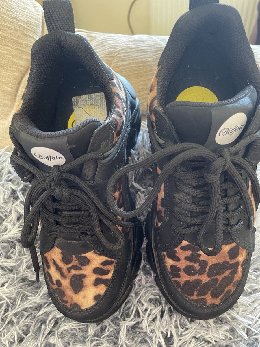Buffalo London Retro Animal Print Rare Trainers