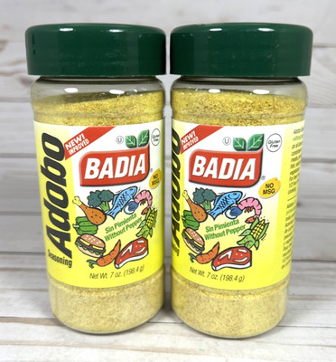 Badia Adobo Without  Pepper Seasoning 8oz Gluten Free 7oz (2Pk) BB:8/2030