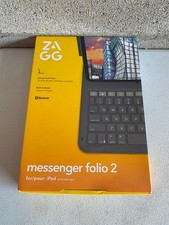 ZAGG Messenger Folio 2 10.9" Bluetooth Keyboard Case for iPad 10th, iPad A16
