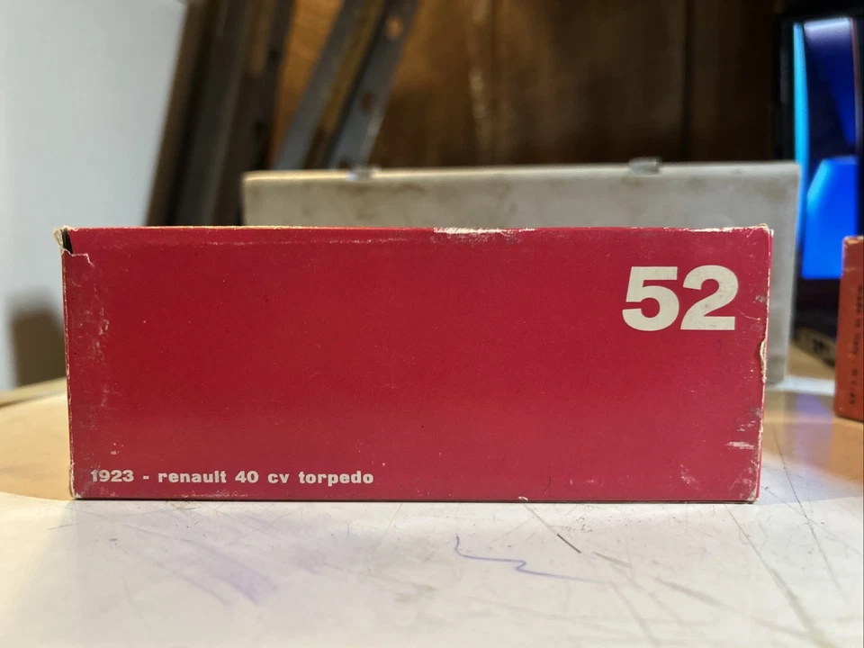 里约压铸汽车 1923 年雷诺 40 CV 鱼雷勃艮第 #52 — 第 4/4 张图片