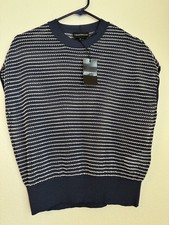 Emporio Armani Knit Top stripped Effect NEW size S/M