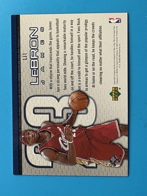 2005-06 Upper Deck LeBron James #LJ1 Rookie Of The Year Cleveland