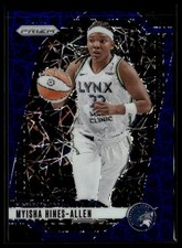 2024 Panini Prizm WNBA #20 Myisha Hines-Allen Blue Velocity Prizms