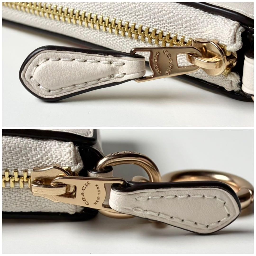 Coach Multi-Function Card Case, Off-White/Pink, F… - image 9