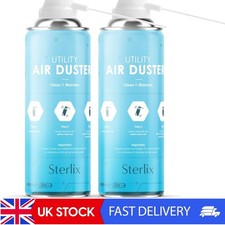 Dust & Debris Blower for Computers, Cameras, Cars - 2 x 400ml Compressed Air Can