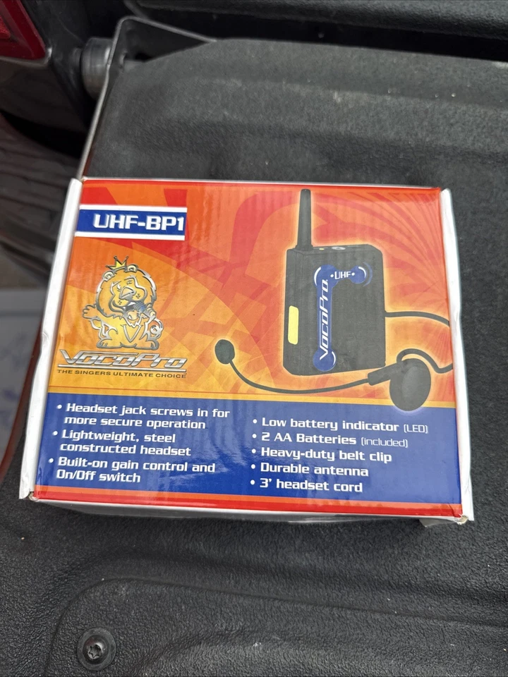 VocoPro UHF-BP1 Frequency-G Wireless Headset Microphone & Bodypack - UHFBP1G - Image 2 of 2