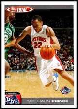 2004 Tayshaun Prince Topps Silver BASKETBALL #242 Detroit Pistons