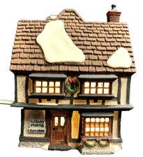 Dept 56 Dickens Heritage Village Tutbury Printer #55689 w/Box & Light Mint