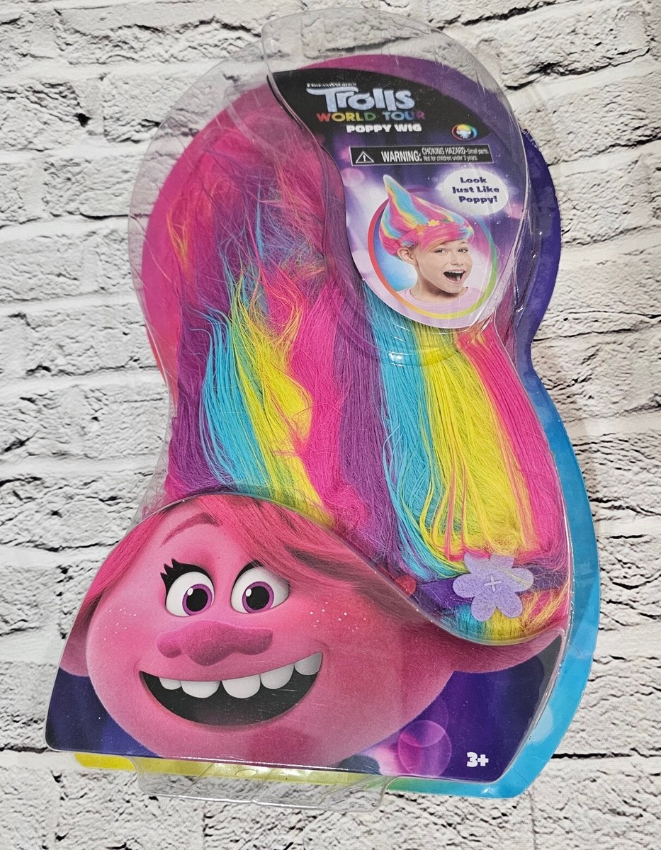 TROLLS World Tour Troll-rific Poppy with Rainbow Hair Wig  display picture 2